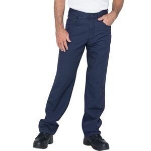 Carhartt Navy Flame-Resistant Loose Fit Canvas Jeans Size 38x30